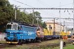 Srážka nákladního vlaku s lokomotivou dne 11. srpna 2020 v Jihlavě.