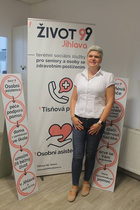 Ředitelka neziskové organizace Život 99 - Jihlava Kamila Vondráková.