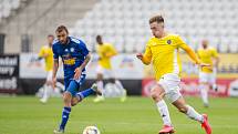 Fotbalové utkání 19. kola FNL mezi FC Vysočina Jihlava a FK Varnsdorf.