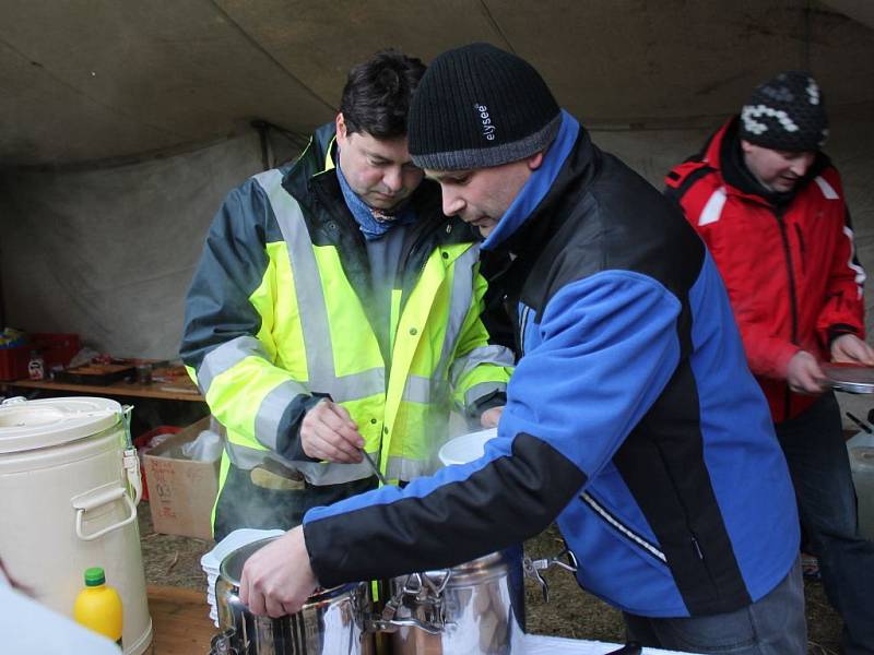 Výšlap na Jelení horu u Hodic poslední den roku 2015