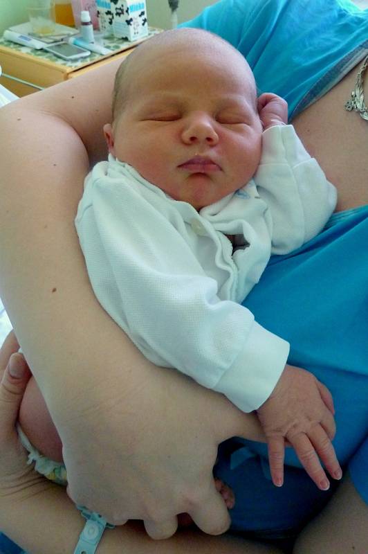 Sebastian Kobr, 4. 1. 2014, 3 680 g, 51 cm, Klatovec