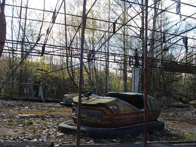 Pripjať. Město postižené výbuchem v Černobylu.