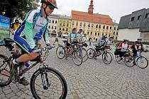 Start cyklojízdy v Jihlavě. Ilustrační foto.