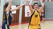 Utkání basketbalové 1. ligy mezi BC Vysočina a BK Opava B.