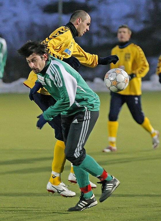 Z fotbalového utkání FC Vysočina - Dosta Bystrc.