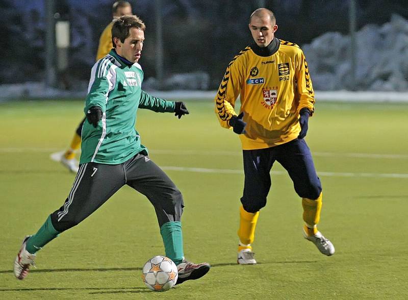 Z fotbalového utkání FC Vysočina - Dosta Bystrc.