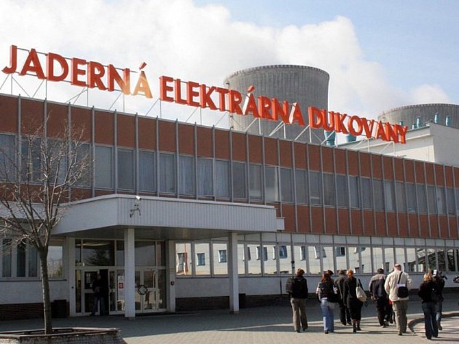 Elektrárna Dukovany.
