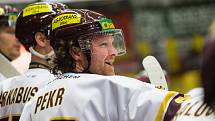 Utkání o účast v předkole play-off 2019/20 mezi HC Dukla Jihlava a SK Horácká Slavia Třebíč.