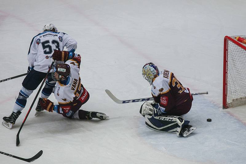 Utkání 48. kola hokejové extraligy: HC Dukla Jihlava - HC Škoda Plzeň, 6. února 2018 v Jihlavě.