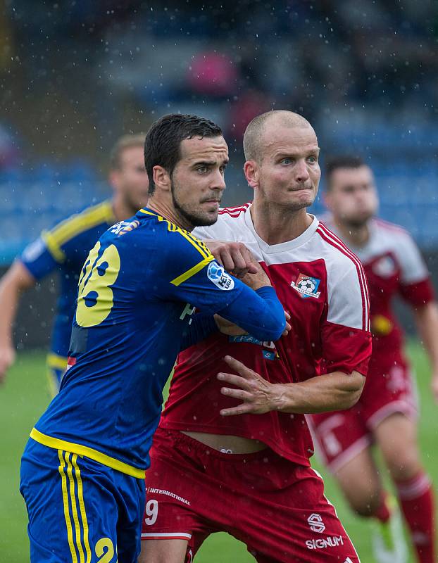 Přípravný zápas mezi FC Vysočina Jihlava a FC Velké Meziříčí.