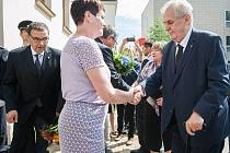 První den návštěvy prezidenta republiky v Kraji Vysočina. Setkání se zastupitely na Krajském úřadě.