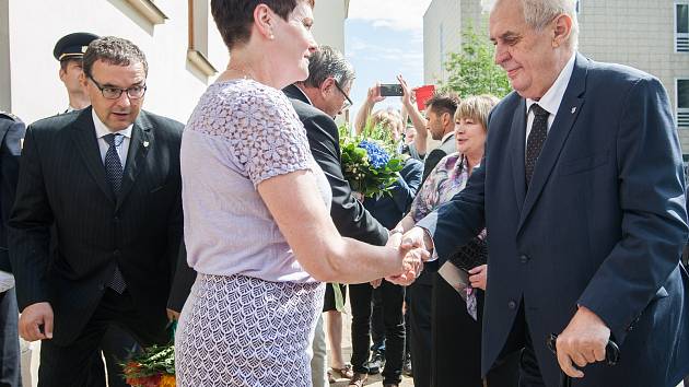 První den návštěvy prezidenta republiky v Kraji Vysočina. Setkání se zastupitely na Krajském úřadě.