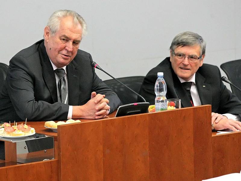 Prezident Miloš Zeman na Vysočině.