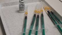 V pátek 12. března začalo očkování v jihlavském Vědeckotechnickém parku.