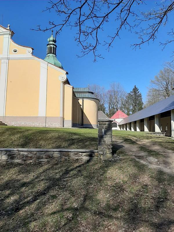 Na Boží hod Velikonoční bylo krásné počasí i na Křemešníku.