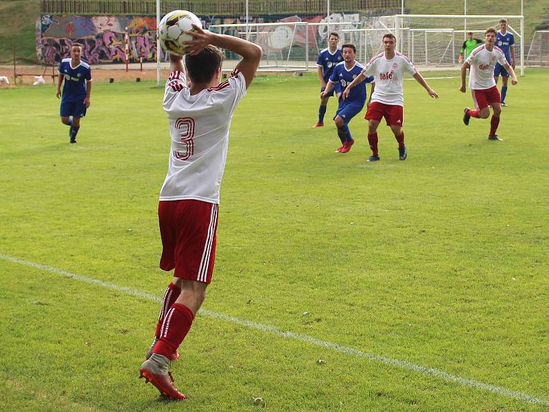 Ve druhém kole 1.A třídy porazil ve skupině B Sokol Bedřichov na svém hřišti béčko Velké Bíteše 3:0 (2:0).