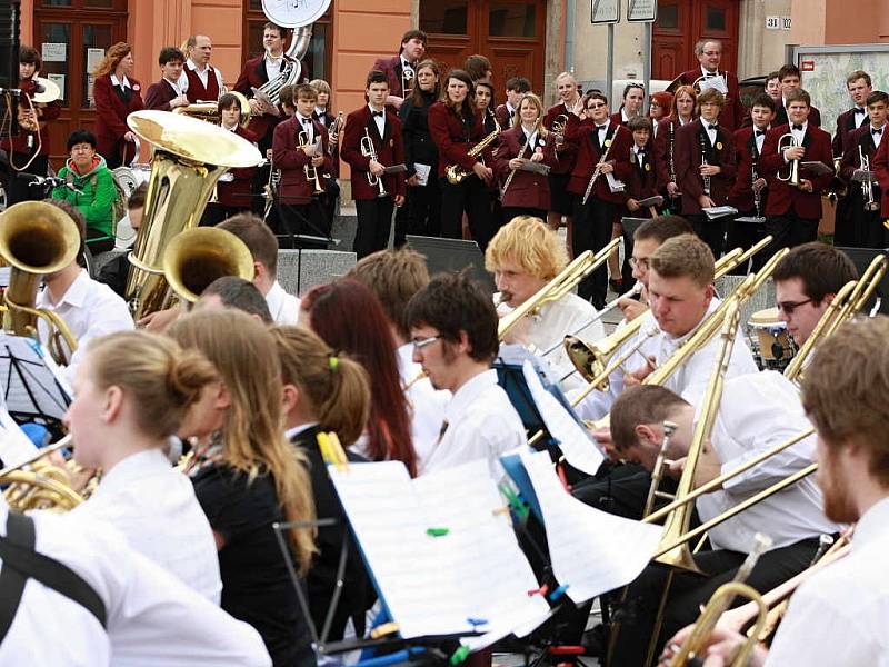 Koncert v jihlavském Parku Gustava Mahlera.