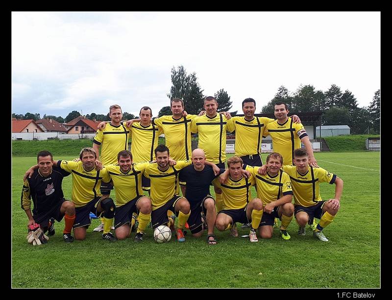 Mužstvo 1. FC Batelov v roce 2017.