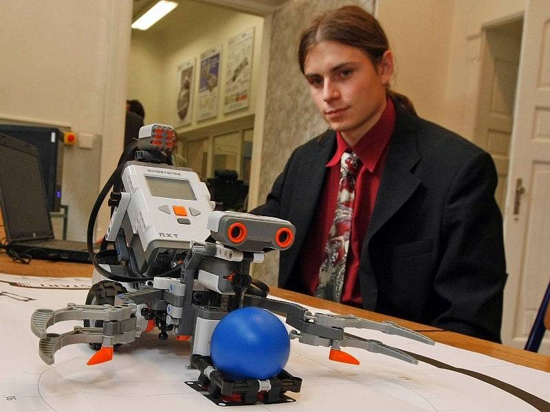 Robot na jihlavské průmyslové škole