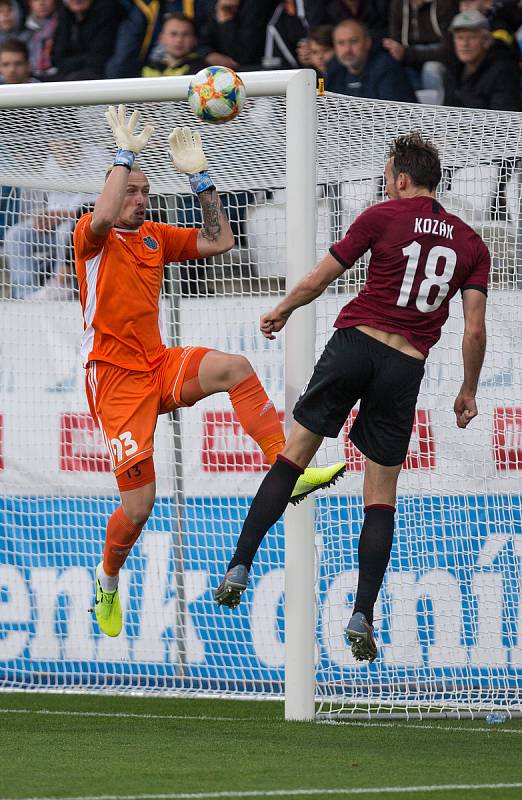 Fotbalové utkání třetího kola MOL Cupu mezi FC Vysočina Jihlava a AC Sparta Praha.