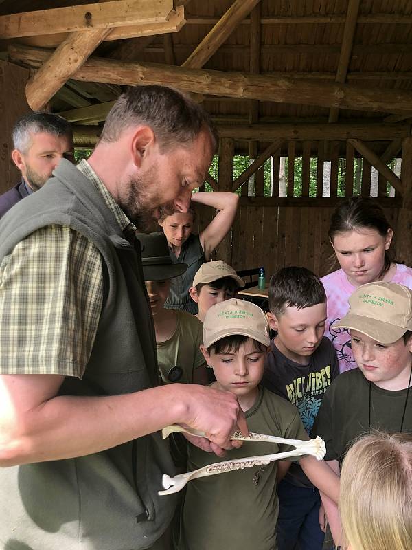 Malí myslivci soutěžili na hradě Roštejn. Ti nejlepší se podívají do národního kola v Bílých Karpatech.