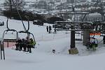 V zimě lidé míří do Luk lyžovat, je tam jediná čtyřsedačková lanovka na Vysočině.