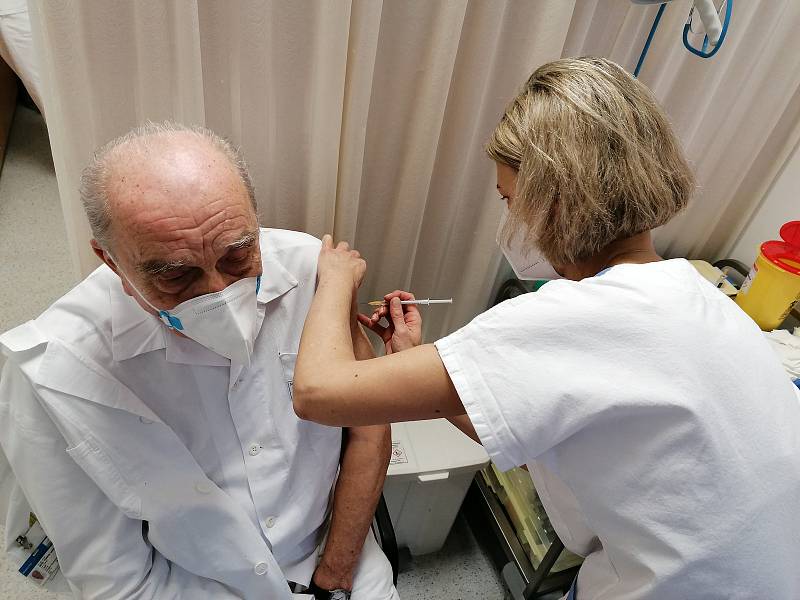 Očkování proti koronaviru na Vysočině.