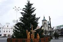 Vánoční strom v Havlíčkově Brodu.