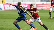 Utkání 28. kola první fotbalové ligy: FC Vysočina Jihlava - AC Sparta Praha.