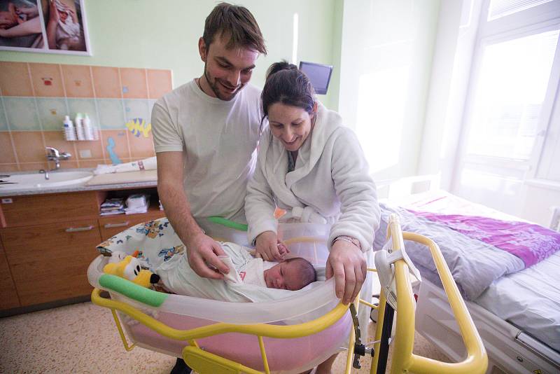 Veronika Novotná je první narozené miminko roku 2020 na Vysočině.