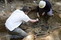 První kosterní pozůstatky byly na louce Budínka u Dobronína objeveny v srpnu 2010. Loni v květnu byly vyzvednuty další tři kostry.