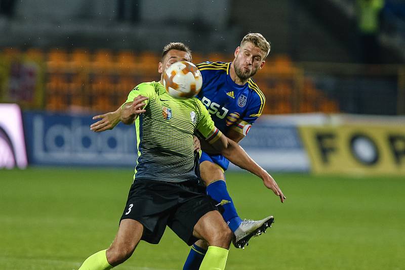 Utkání 13. kola FNL mezi FC Vysočina Jihlava a 1. SK Prostějov.