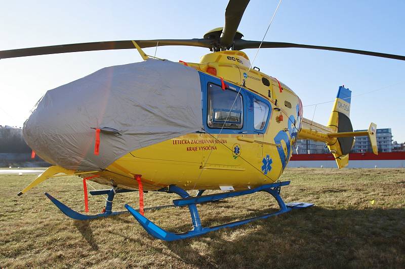 Nový vrtulník letecké záchranky.