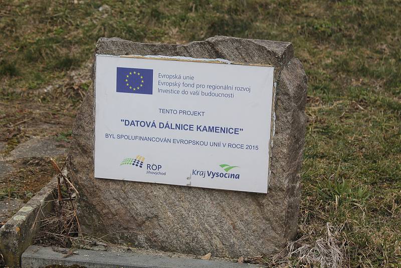 Datová dálnice je velký projekt realizovaný v Kamenici.