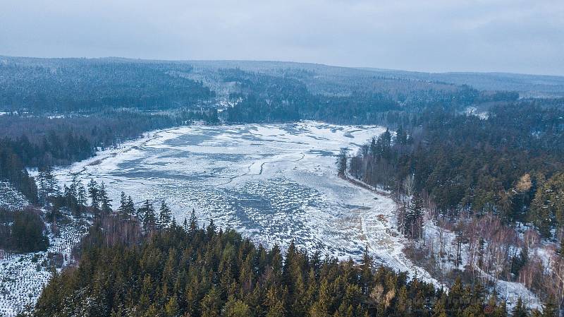 Velký Pařezitý rybník.