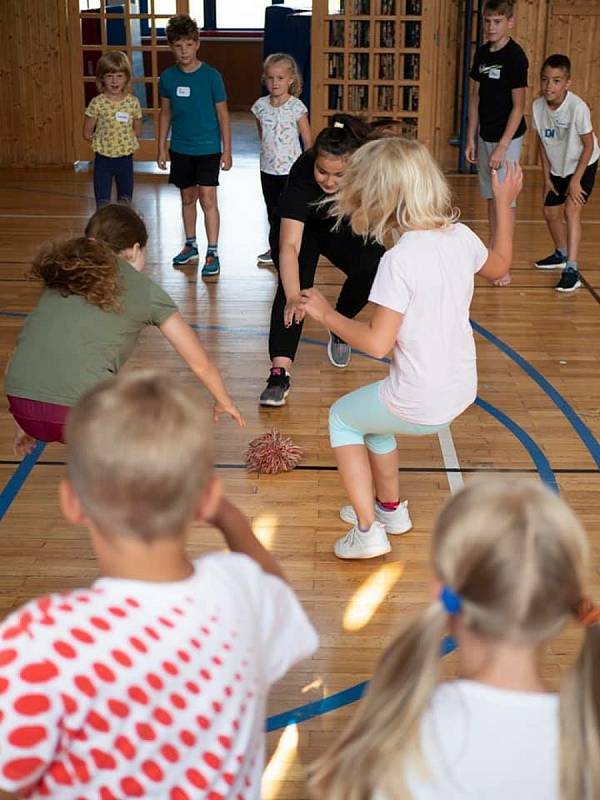 Aktivity příměstského tábora oddílu SGYM jihlavského Sokola. Tábory jsou zaměřené na sport a pohyb.