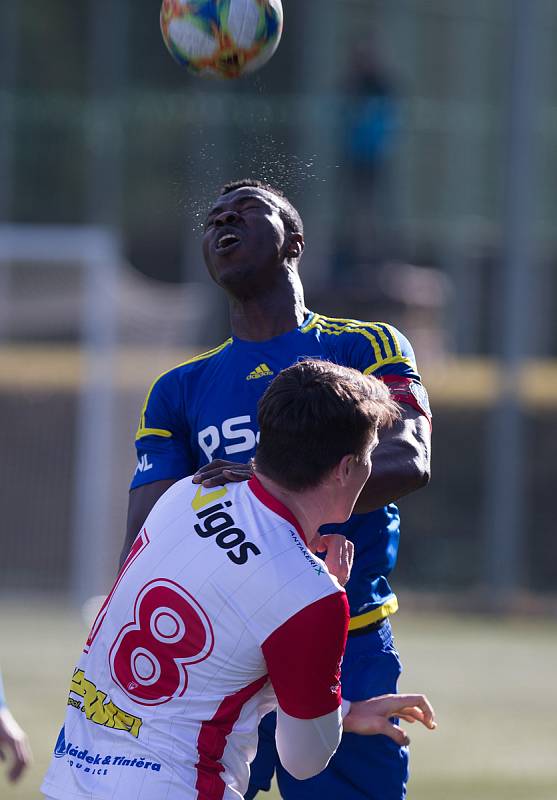 Zimní přípravné utkání mezi FC Vysočina Jihlava a FK Pardubice.