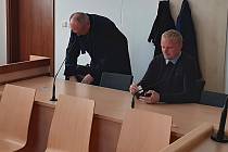 David Svoboda na lavici obžaovaný u Okresního soudu v Jihlavě.