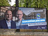Předvolební plakát ODS upravil opoziční zastupitel Radek Hošek a dal na své sociální sítě. Foto: poskytl Radek Hošek