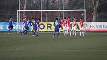 Podzimní utkání mezi Viktorií Žížkov a Vysočinou Jihlava (1:1).