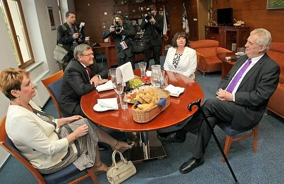 Prezident Miloš Zeman na Vysočině.