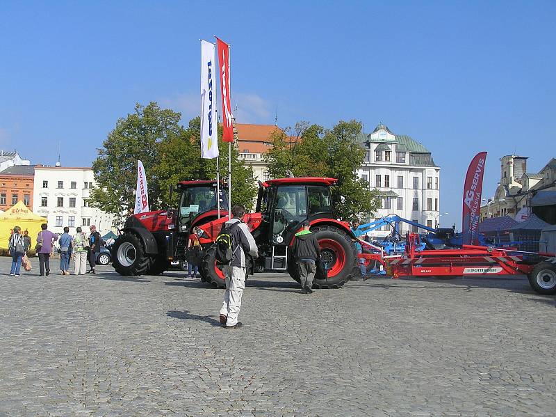 Vyhlášení soutěže Regionální potravina Vysočiny na Masarykově náměstí v Jihlavě