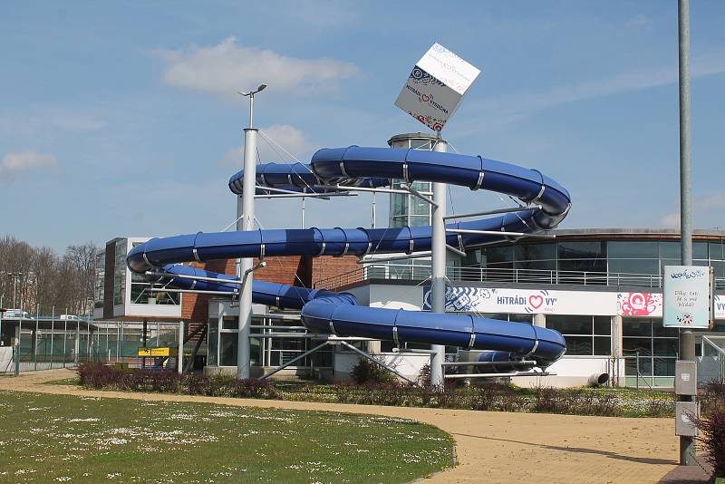 Největší aquapark na Vysočině Vodní ráj v Jihlavě.