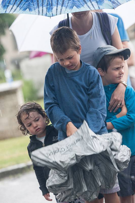 První den návštěvy prezidenta republiky v Kraji Vysočina. Setkání s občany Třeště