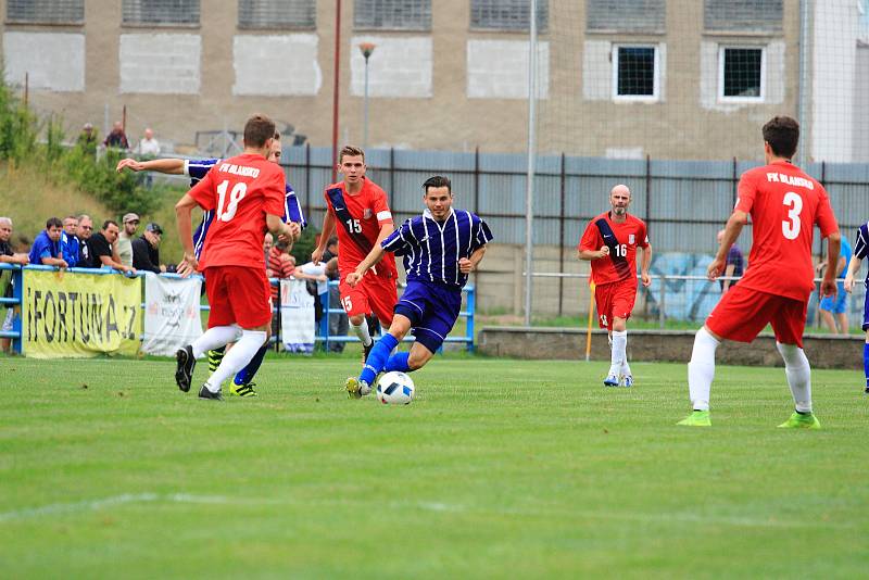 V dalším kole divize skupiny D fotbalisté Staré Říše porazili Blansko 3:0.