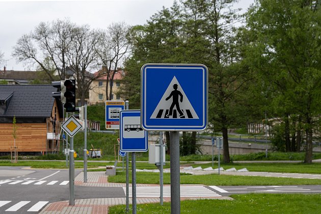 Dopravní hřiště v Jihlavě.