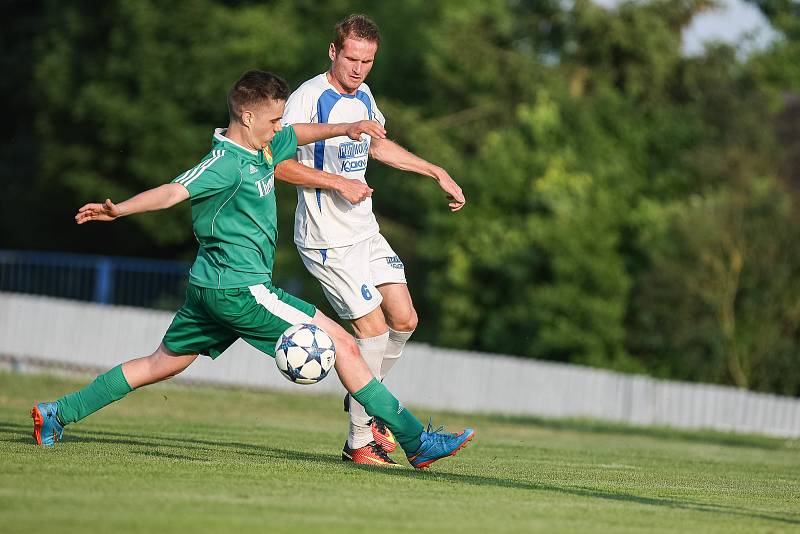 Finále krajského fotbalového poháru Ježek Cup 2018 mezi týmy Velkého Beranova a Rápotic.