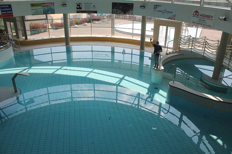 Největší aquapark na Vysočině Vodní ráj v Jihlavě.
