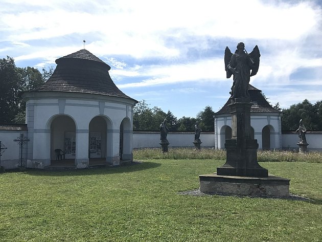 Dolní hřbitov na Zelené hoře kde je údajně pohřbený český upír