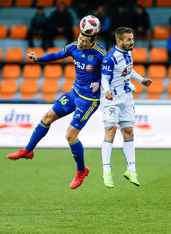 Utkání 17. kola FNL mezi FC Vysočina Jihlava a 1. SC Znojmo.